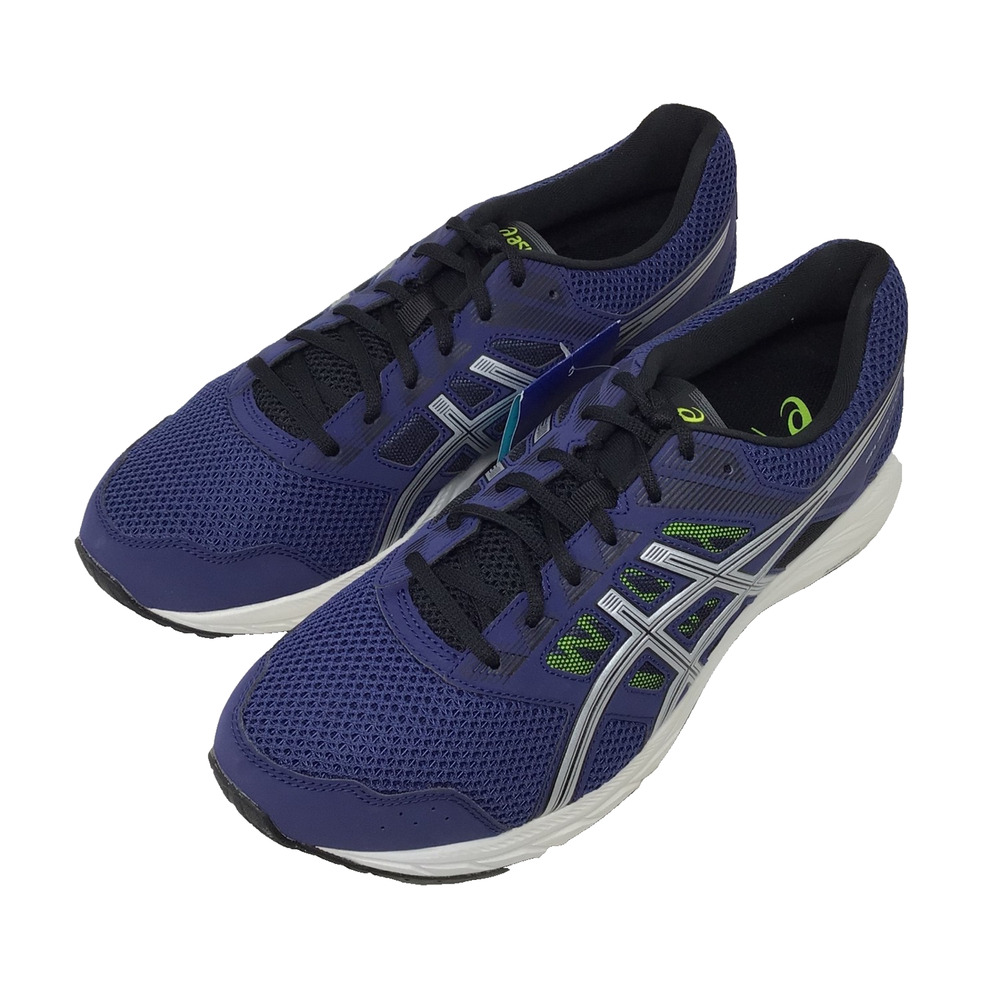 Asics Gel Contend 5 Mens Running Shoes Indigo Blue Silver Size 11 E Width New